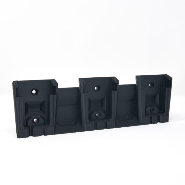 Milwaukee Triple Battery Undercabinet Power Mount – Precision 3-Slot Holder - Image 3