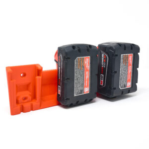 Milwaukee Triple Battery Undercabinet Power Mount – Precision 3-Slot Holder