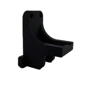 Pistol wall mount hold outside of berrell